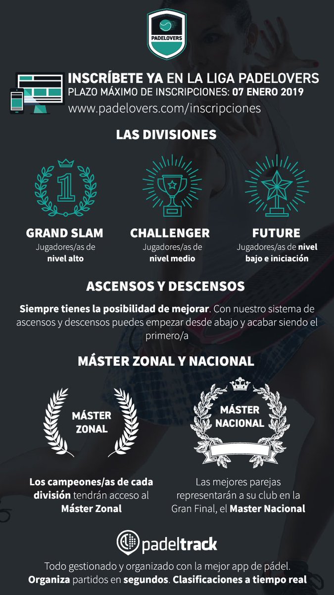 Comienza el año haciendo ejercicio, inscríbete en la Liga Padelovers y vuelve a divertirte jugando al pádel. Pelea, compite y representa a tu club en el Máster a nivel nacional. Más información: padelovers.com #ligapadelovers2019 #padelovers #diviertetejugandoalpadel 🥰
