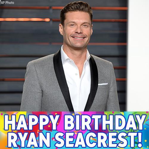 Happy Birthday to \"Live with Kelly and Ryan\" co-host Ryan Seacrest! 