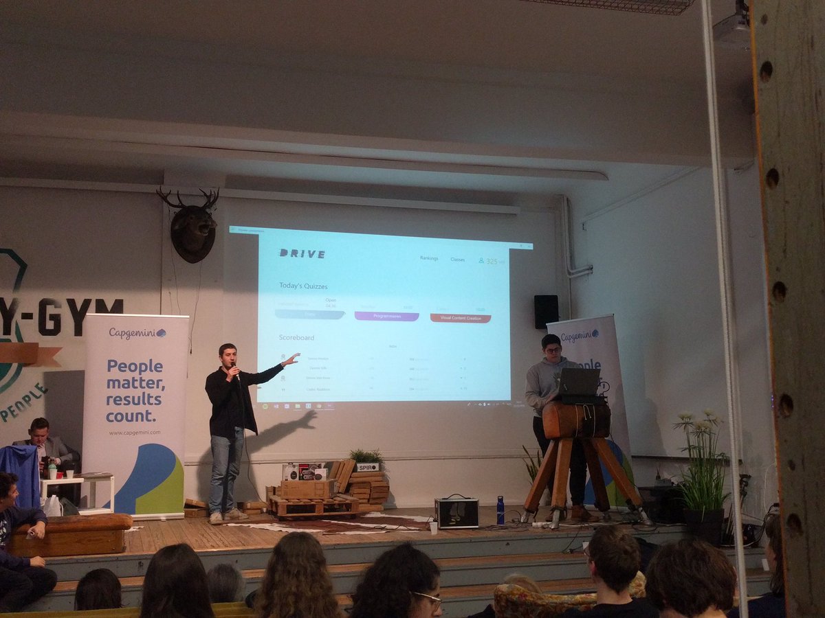 spiro_create's tweet image. Last week two of the SPIRO team members ended up in the finals of the Capgemini Belgium “learn the future” hackathon.

Great job guys!
#Hackapgemini #HackaThomasMore
