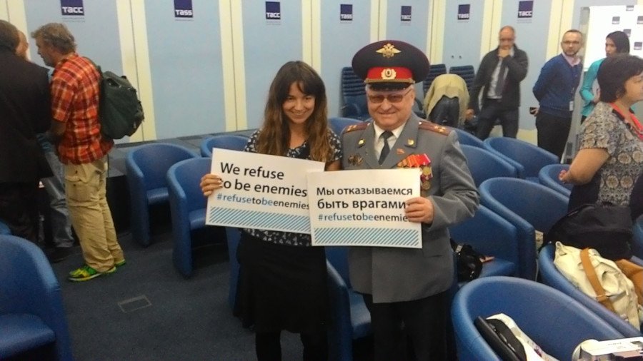 SporiSport's tweet photo. Remembering my meeting with Russian #Interpol Head at
@tassagency_en in Moscow
#WeRefuseToBeEnemies 
#Drushba https://t.co/C9pNzgmAji
