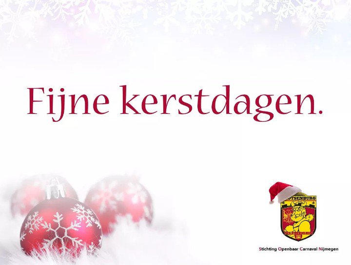 Wij wensen alle Knotsenburgers hele fijne dagen.
.
#Knotsenburg #Carnaval #Nijmegen #SOCN #Kerst #December