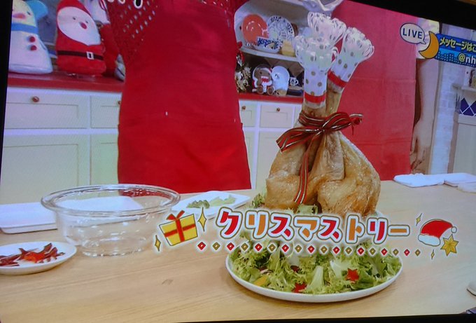 クリスマストリー 平野レミ きょうの料理 でチキンを立てる ブロッコリン も まとめダネ クリスマストリー 平野レミ きょうの料理 でチキンを立てる ブロッコリン も まとめダネ