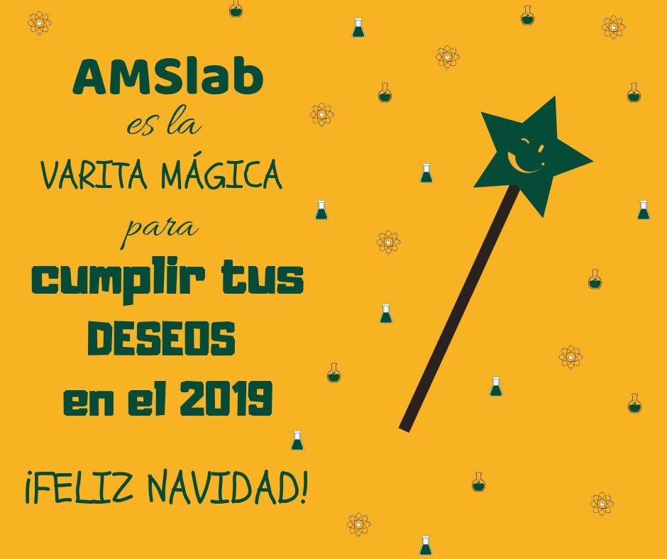 AMSfood_'s tweet image. ¡Todo el equipo de #AMSlab os desea unas Felices Fiestas! 
Y que todos vuestros deseos se hagan realidad... ☺️
#ASMfood