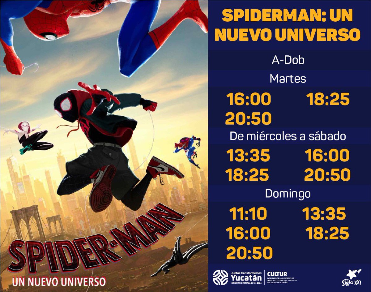 mdiazm2000's tweet photo. Este martes 25 de diciembre tenemos grandes estrenos en los cines del #SigloXXI.

¿Se te antoja ver #MaryPoppins o tal vez #Spiderman??? ¡No te las puedes perder! https://t.co/1oXqtghJ5Q