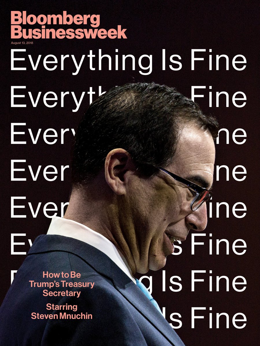 Our #Mnuchin cover from summer really says it all.