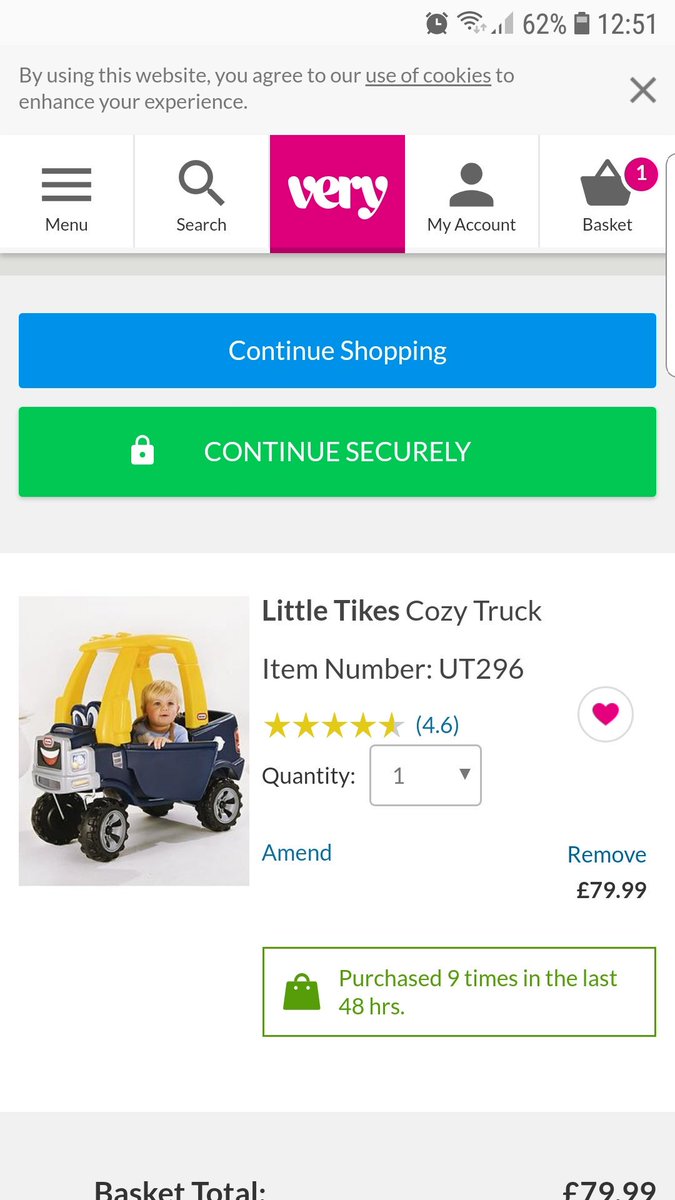 vickylwild's tweet photo. @verynetwork is there anyway of me ordering this and picking up from somewhere today?? #pleasehelpme https://t.co/chcgEOXouK