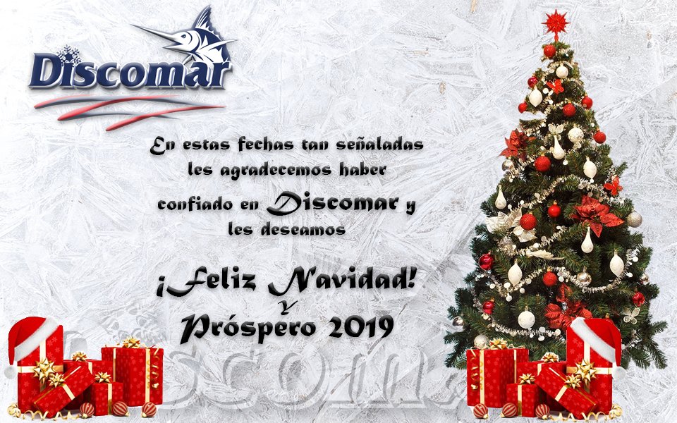 Discomar_'s tweet photo. Nuestros mejores deseos para nuestros amigos
Felices Fiestas y salud para el 2019. #FelizNavidad #NavidadConDiscomar #congelados #refrigerados #hosteleria #restauracion #alimentacion #distribucion #madrid #torrejondeardoz https://t.co/uAijsfYwbZ