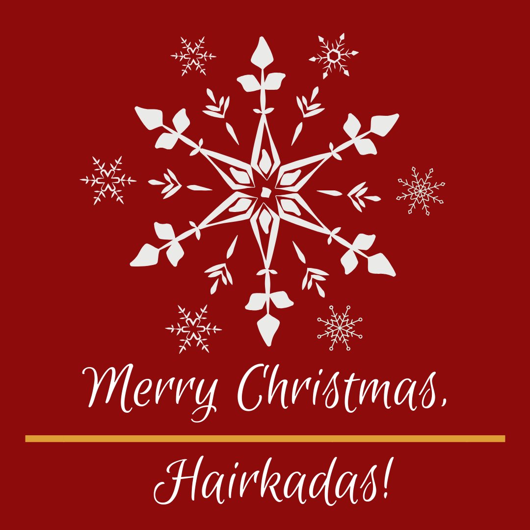MystiqueSCo's tweet photo. It's that time of the year again! May your Christmas be filled with joy, happiness, forgiveness, and love. Wishing you a meaningful Christmas, Hairkadas! ✨ https://t.co/Syl7CWn6ql