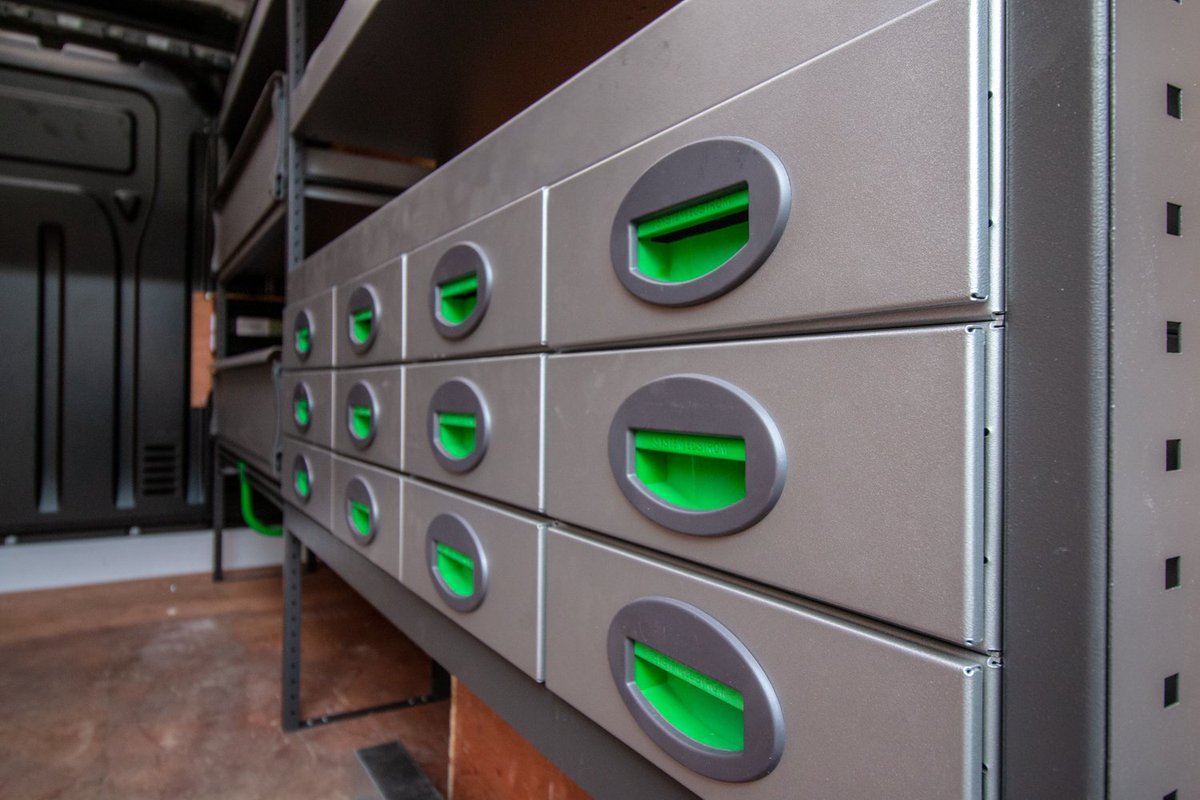 VanLineNI's tweet image. This Vauxhall Movano for Ards and North Down council was in to get our new design System Edstrom racking installed with a 1000w inverter and LED strip lighting.

Photo gallery link - ht.ly/1zZi30n4Gix 

#systemedstrom #edstrom #vauxhall #movano #vanracking #inverter