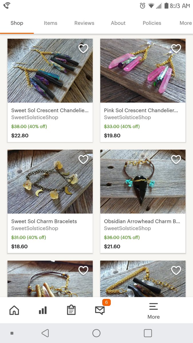_daisysweet's tweet photo. Shop my sale: 40% off Ends Tonight! #etsy #sweetsolsticeshop #etsyfinds #etsygifts #etsysale #shopsmall #handmade #handcrafted #uniquefinds #crystallovers #crystalsforsale #crystaljewelry #love https://t.co/oIi8z4jmWf https://t.co/CvfRd02mgz