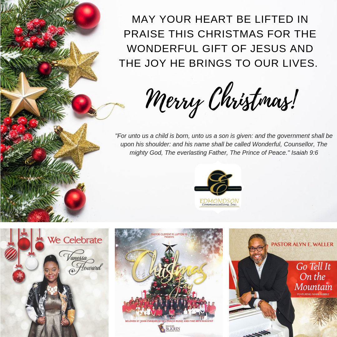 Edmon_Com's tweet photo. For a child is born to us, A son is given to us; And the government Is upon His shoulder; And His name will be called Wonderful Counselor, Mighty God, Eternal Father, Prince of Peace. — Isaiah 9:6
.
#merrychristmas #isaiah96 #jesus #eciwk1852 #christmas2018 #edmoncom #gospelmusic https://t.co/dCaIySWzj7