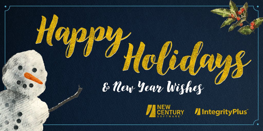 NewCenturySW's tweet photo. From all of us at @NewCenturySoftware &amp; @NCIntegrityPlus, we wish you the happiest of holidays! #OilAndGas #Pipeline #HappyHolidays https://t.co/wfJrVWCTMl
