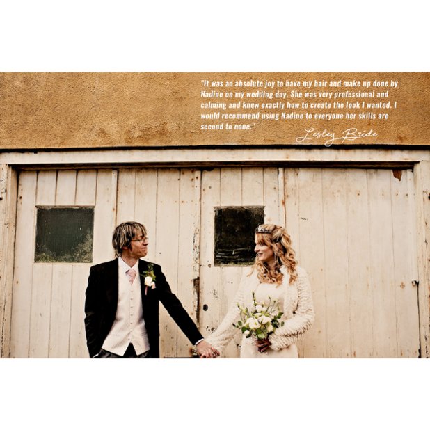 muabynadine's tweet photo. "It was an absolute joy to have my hair and make up done by Nadine on my wedding day. She was very professional and calming and knew exactly how to create the look I wanted. I would recommend using Nadine to everyone her skills are second to none." Bride #Bridetobe https://t.co/JLBNfwS8Lc