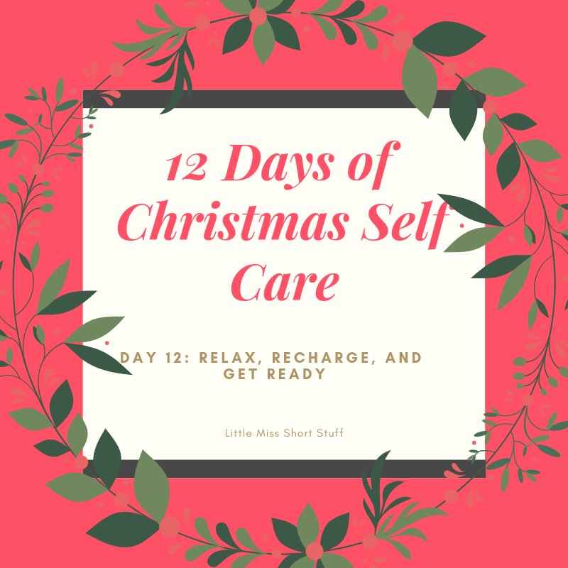 New Post!

12 Days of Christmas Self Care

Day 12: Relax, Recharge, and Get Ready

buff.ly/2Q2wDeu

#selfcare #ChristmasSelfCare #SelfCareChristmas #SelfCareXmas #XmasSelfCare #Lifestyle #LifestyleBlog #lifestyleblogger #CTblog #CTblogger #ConnecticutBlogger
