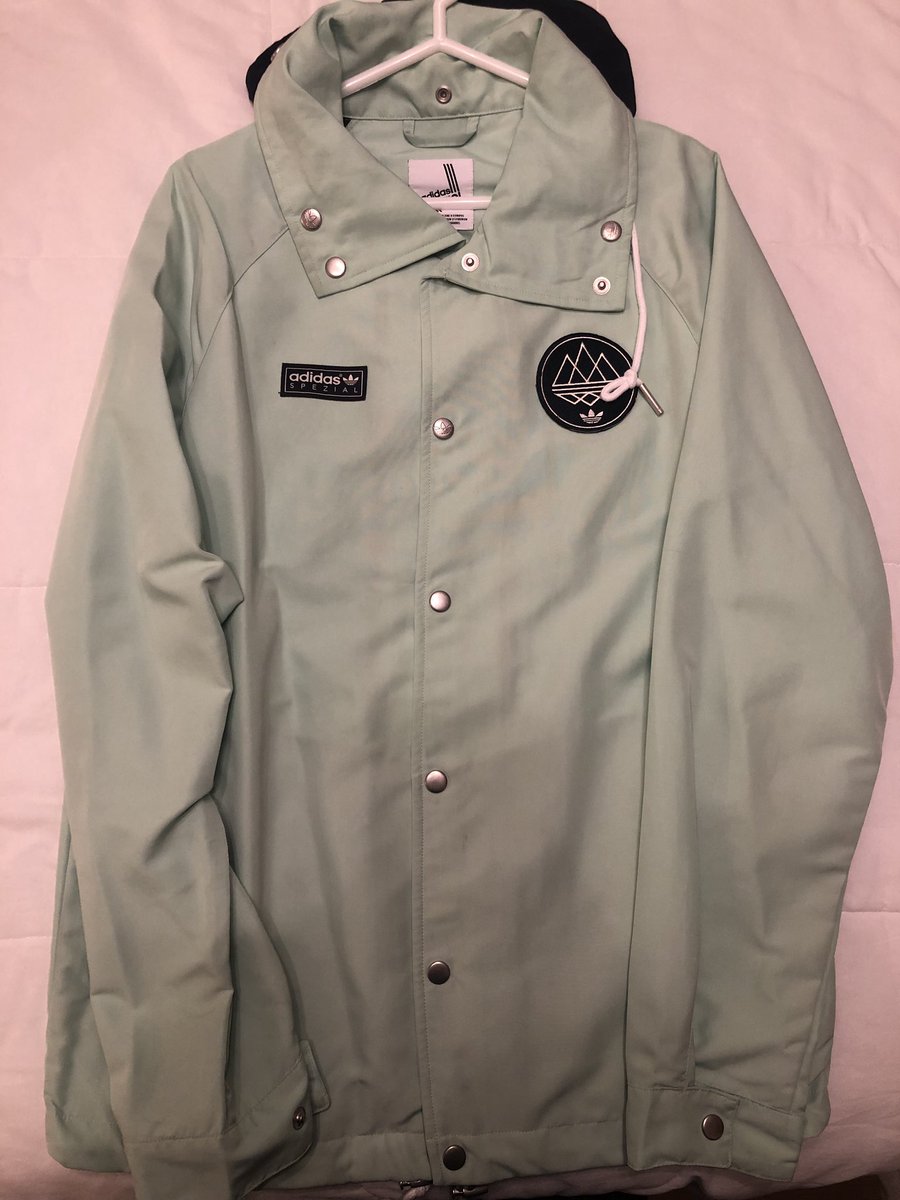 adidas livesey anorak mist jade