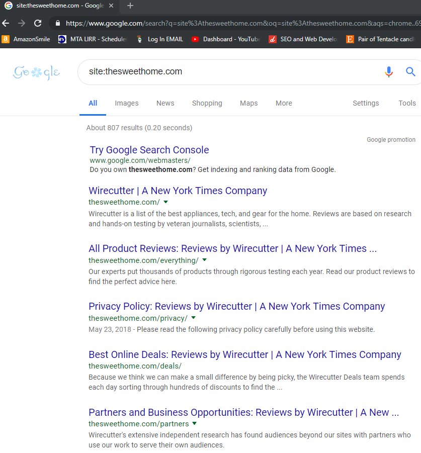 Dear Google Claus, all Wirecutter wants for Googlemas: 1st present would be to stop calling them "The Wire Cutter" on mobile devices. 2nd would be finally, after 1 YEAR of 301'ing, allow thesweethome.com to resolve into thewirecutter.com! <a href="/JohnMu/">John 🧀 ... 🧀</a> <a href="/dannysullivan/">Danny Sullivan</a>