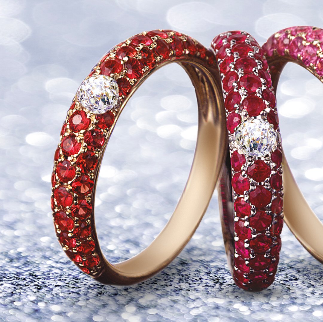 OfficialCOL's tweet photo. Stack up the holiday happiness with these Crown of Light stack-able rings! #crownoflight #HappyHolidays #WinterWonderland #tistheseason #giftguide #jewelry #luxury #rings https://t.co/woqF117XyS