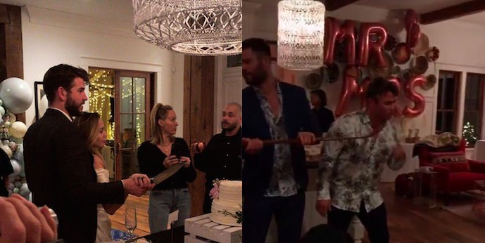 LeahMil66822596's tweet photo. So apparently Liam Hemsworth and Miley Cyrus got married and honestly that makes me sooo happy cuz I started to belive that true love wasn't even a thing but this reassured me that it is a thing . 
congratulations @MileyCyrus @LiamHemsworth #Liley ❤️ https://t.co/gieYuv4NCC