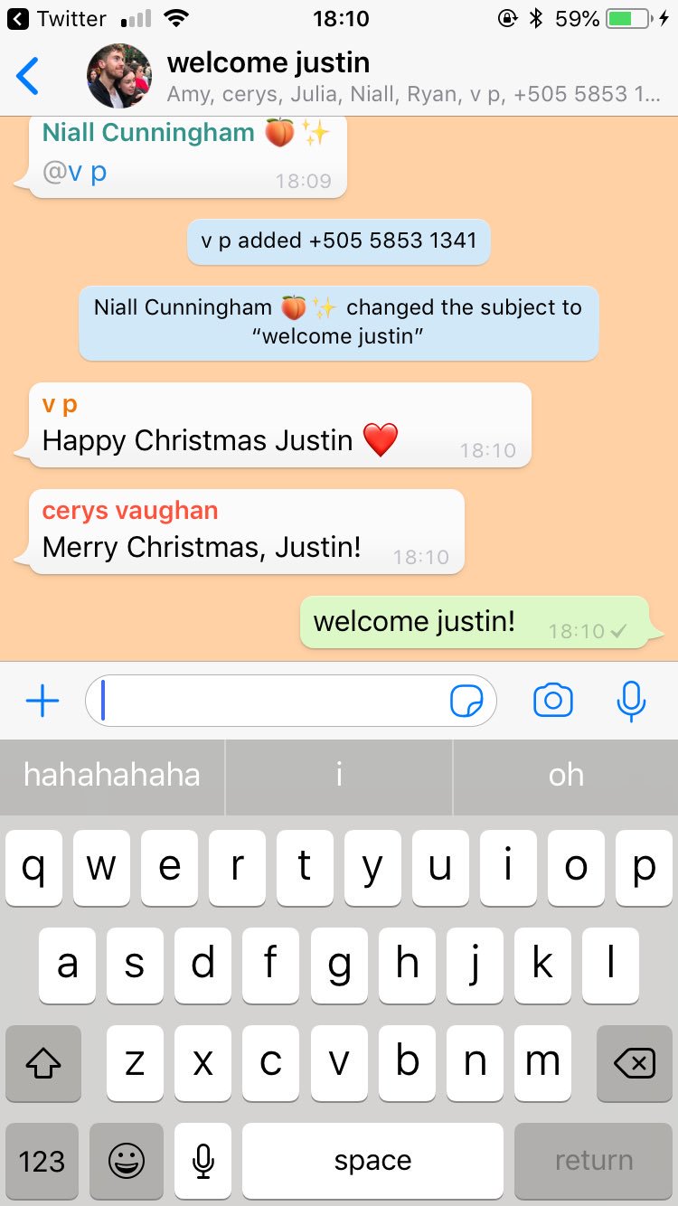 Chat justin bieber