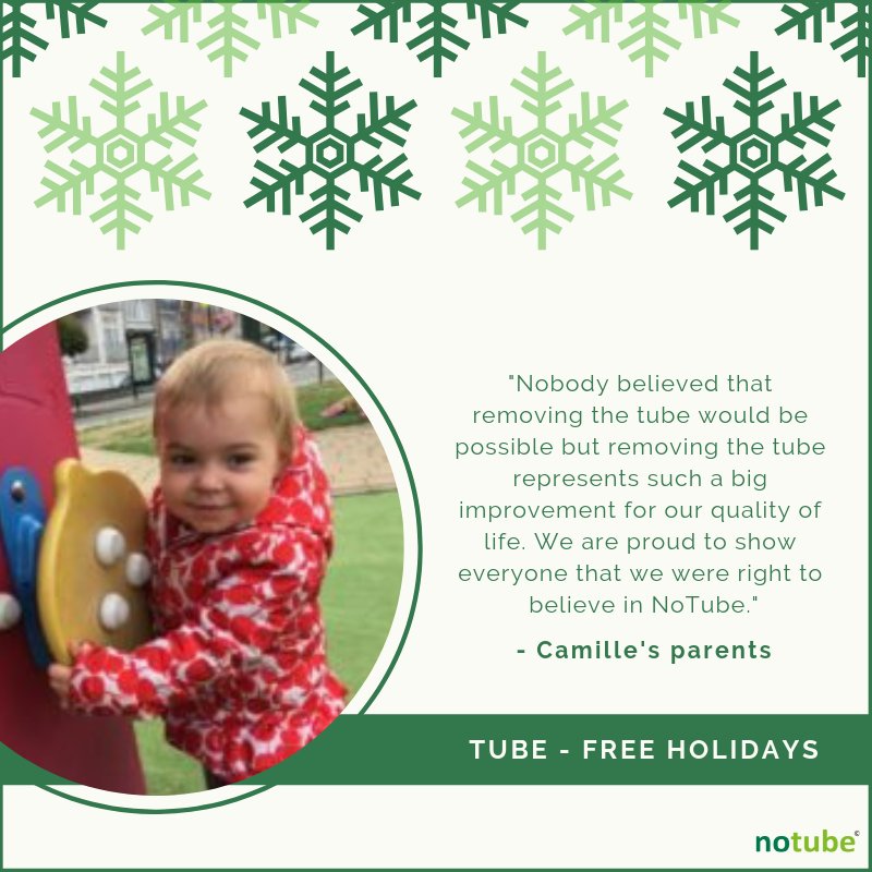 notubemed's tweet photo. Camille suffered from a severe lung infection. She was given a nasogastric tube to ensure optimal nutrition.
In summer 2017, the family took part in our Netcoaching program and the tube was removed after only a few weeks.
Share her story and help us spread awareness!
#TubeFree https://t.co/DrYeEWEgHE