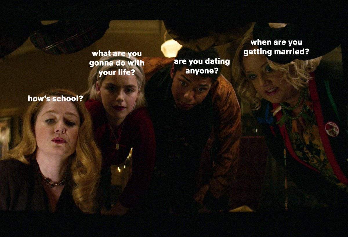 two seconds into see your extended family at the solstice gathering