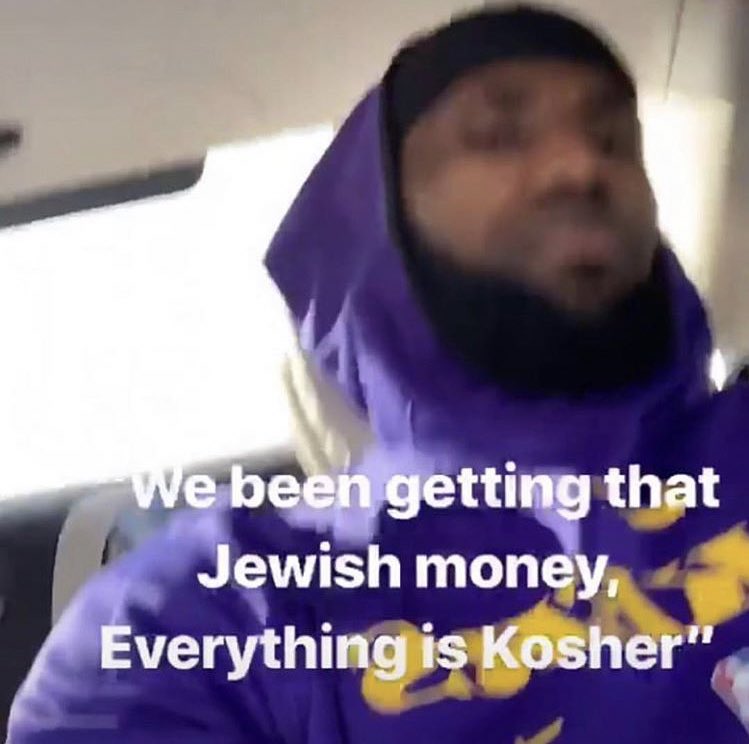 Anti Semite Lebron James tries to clean up his mess, fails miserably.
