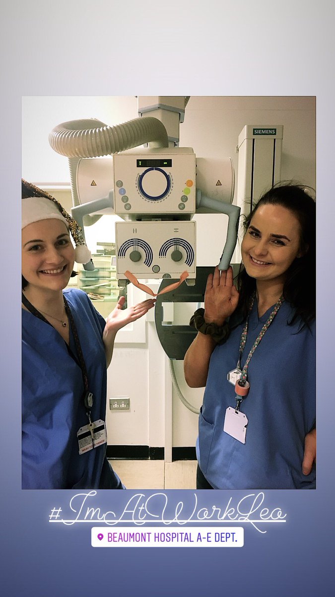 Fitchxoxo's tweet photo. Beaumont Hospital A&amp;E X-ray 🎁🎄🎅🏽 I’m working a 16 hour shift in A&amp;E X-ray today. What about you @campaignforleo, fancy lending a hand? 6 hours down, 10 go @SimonHarrisTD #ImAtWorkLeo https://t.co/HAwpUSpg8O