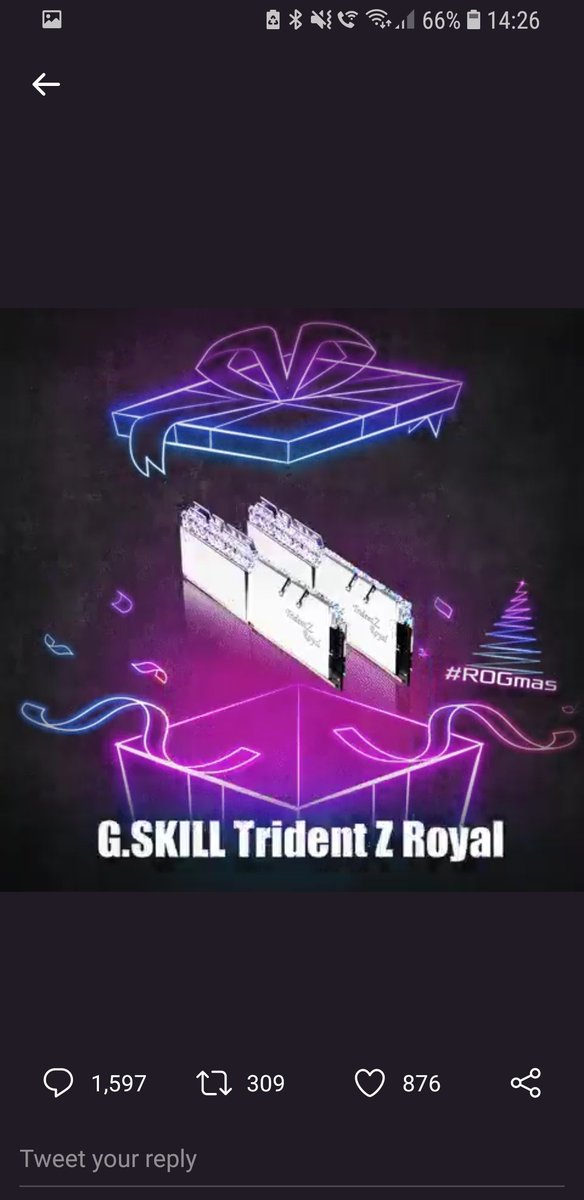 G_brannd's tweet photo. @ASUS_ROG @CoolerMaster @gskillgaming Ooh pretty #ROGmas https://t.co/hpo4PHu4jO