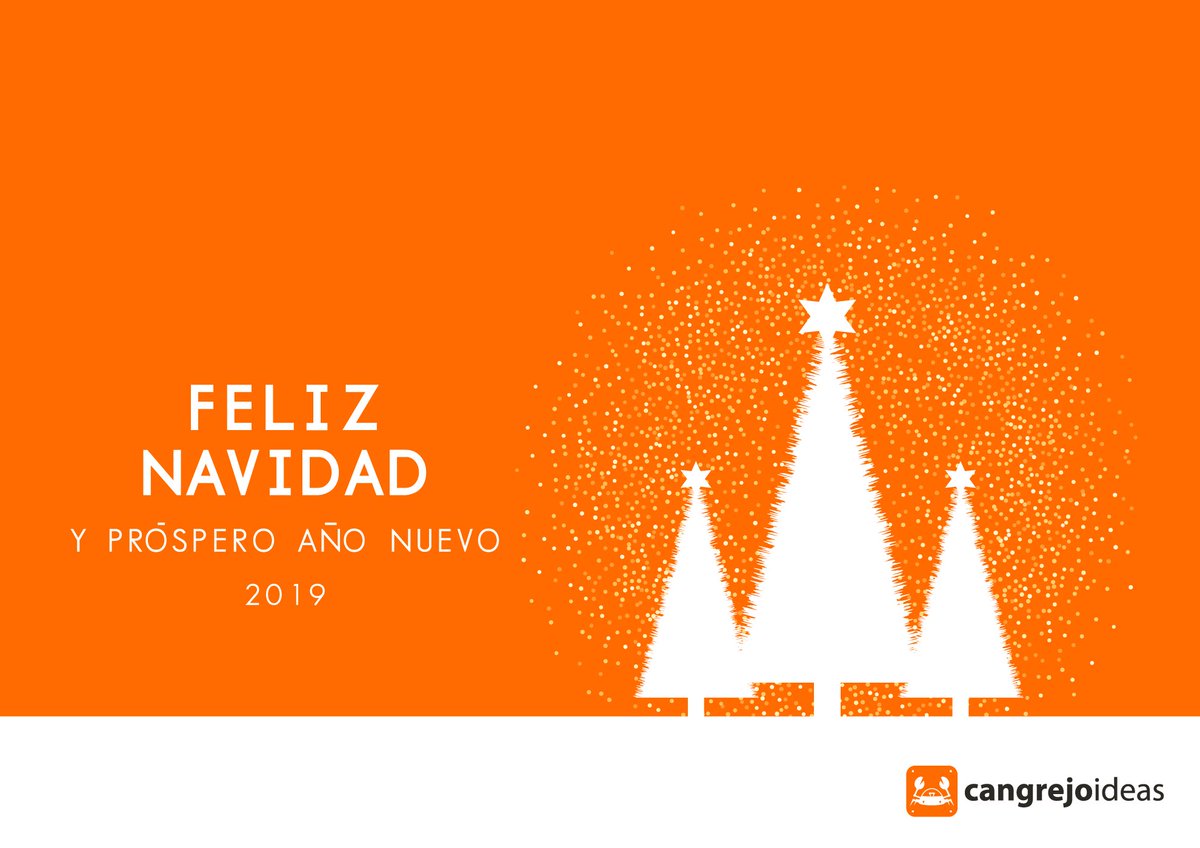 #FindeAño: Muchas gracias por todo el apoyo este 2018. Esperamos tener nuevas sorpresas y mucho más que contar para el 2019... Un saludo y un abrazo para todos, ¡Felices Fiestas!

Atte. Equipo Cangrejo Ideas :)
