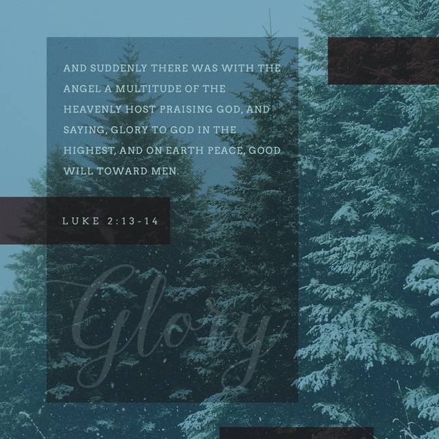 FaithQuotes2's tweet photo. At once the angel was joined by a huge angelic choir singing God’s praises: Glory to God in the heavenly heights, Peace to all men and women on earth who please him.
Luke 2:13-14 https://t.co/Z9F9Ll7JBh