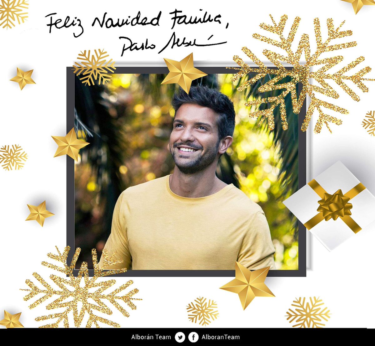 AlboranTeam's tweet photo. #Foto ¡Felices Fiestas de parte de todo el Equipo de @pabloalboran! 🎅🏻☃️🎄🎁🤶🏻. Que paséis una maravillosa Navidad rodead@s de l@s que más queréis. Mucha música para tod@s 🎶🎸🎹🎵 https://t.co/pPPXGkkp28