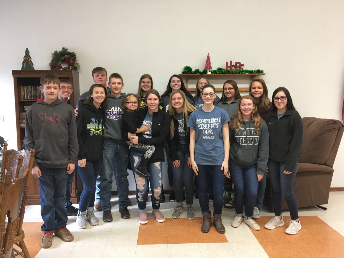 SV_AgEd's tweet photo. From dissecting flowers and making ice cream, to trimming goat hooves and doing some fun activities with the residents of the Beaver City Manor - we've been busy this past week! Check out some of these fun pictures from our last week of school before Christmas Break! https://t.co/hJ2h1jJXr9
