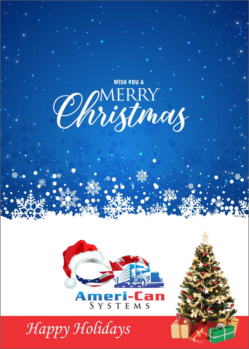 can_systems's tweet photo. On Behalf of our whole team of Ameri-Can Systems, we wish everyone a Merry Christmas and Happy Holidays. We are thankful to all the people without who we could not have this great year #Celebrations #Christmas #2019Hopes @MalhotraSud https://t.co/IE9pk37F6j