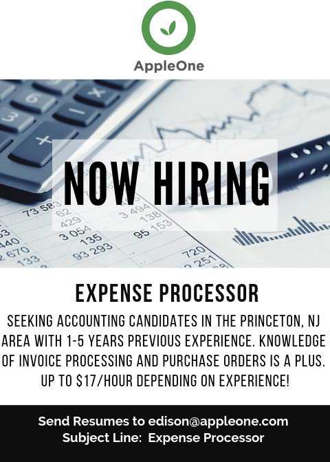 Seeking candidates with previous A/P, PO, invoicing, and/or expense processing experience for a temp to hire opportunity in the Mercer County, NJ area. #hiring #njjobs #mercercounty #nowhiring #Jobs #jobseekers #jobopening #temptohire #jobopportunity #jobfairy #HireAllGraduates
