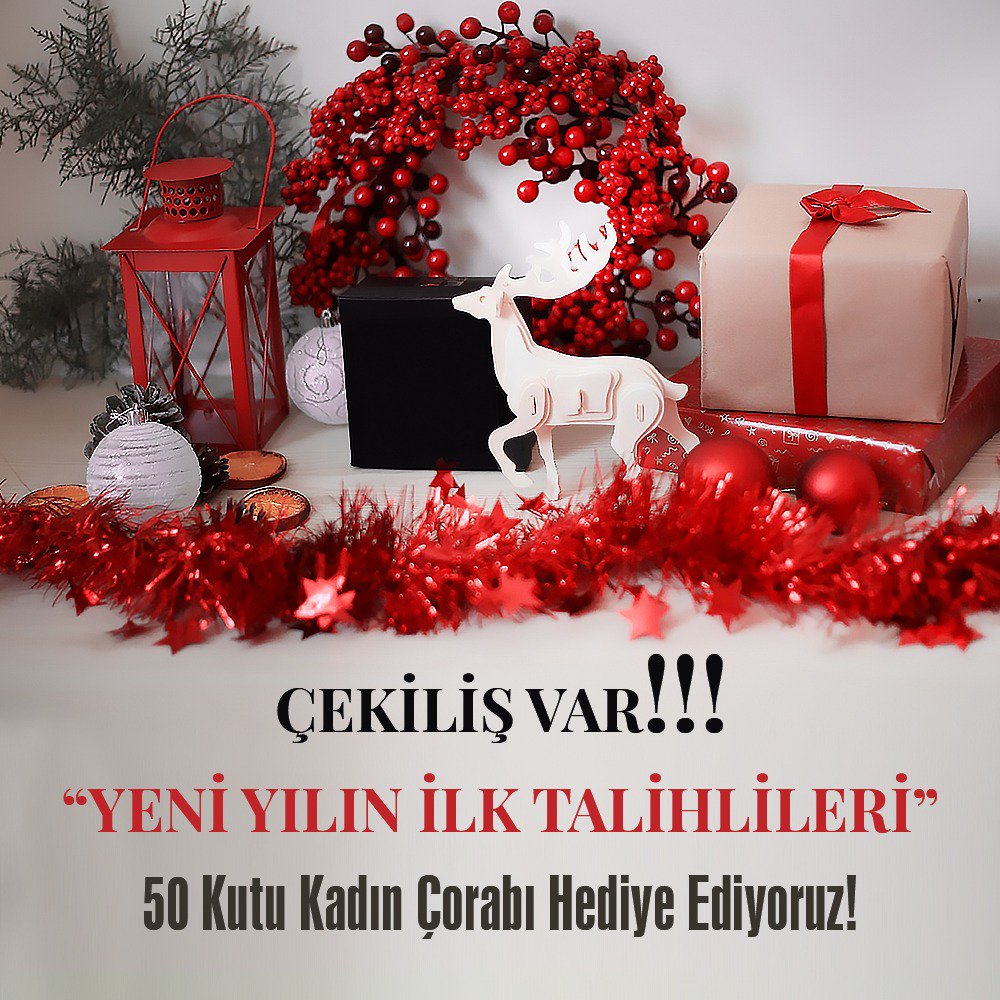 BrossTekstil's tweet photo. Sayfamızı takip et ve arkadaşını etiketle... 
Kutu çorap kazanma şansını yakala😉🎅🏻 https://t.co/SW0qiicI7e