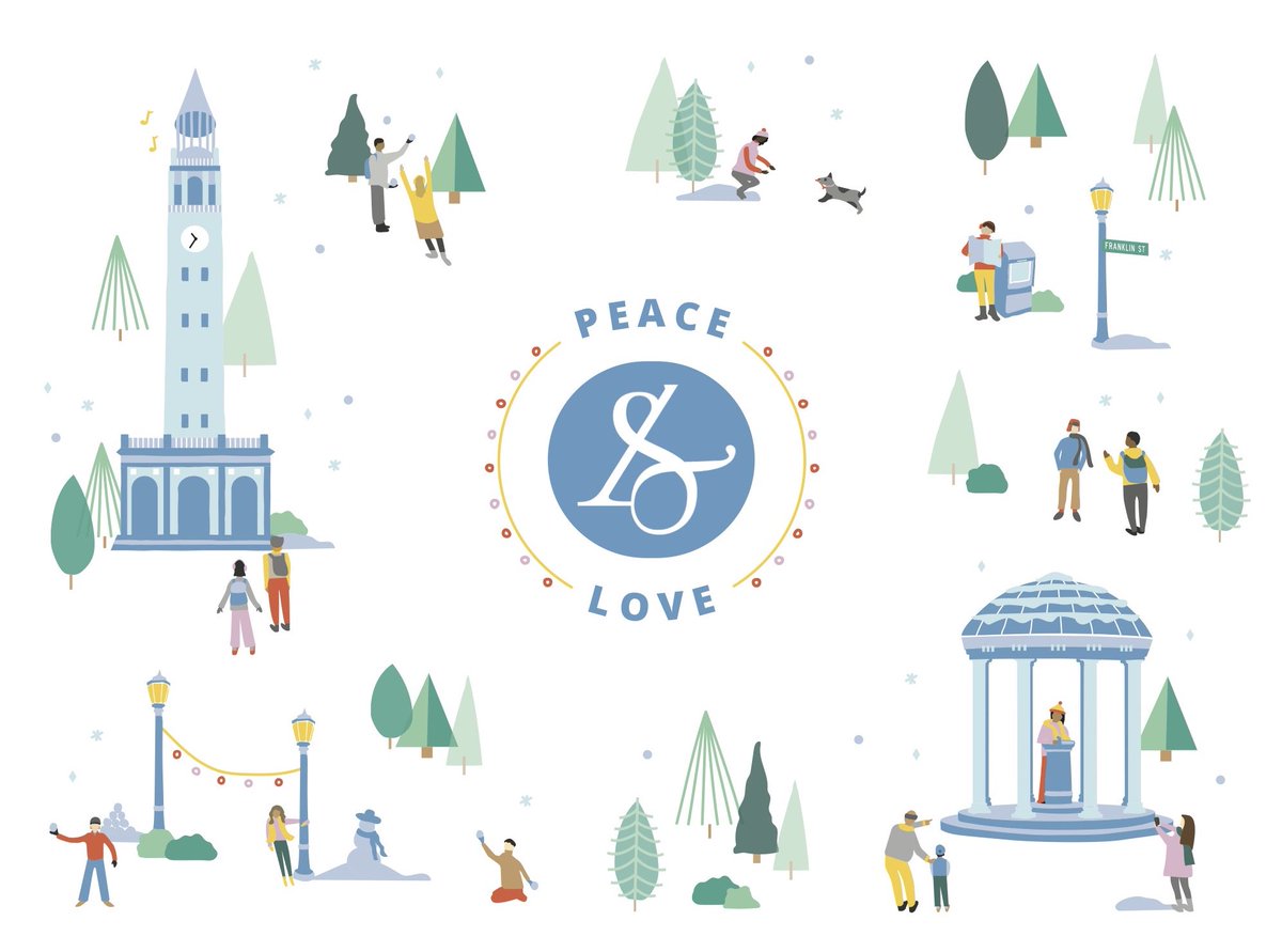 unccollege's tweet photo. We hope your holidays are filled with peace and joy this year. https://t.co/vKAE5Deoxc