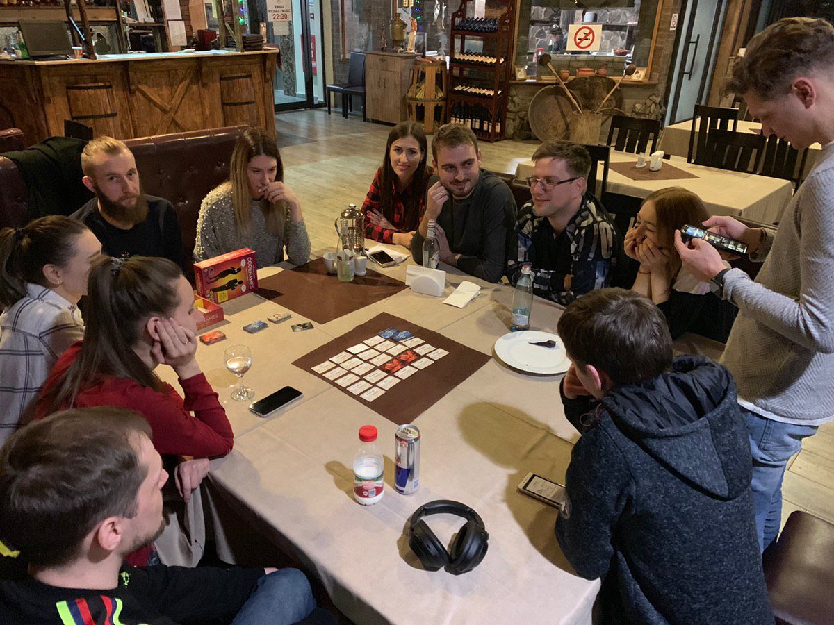 five_jars's tweet photo. Table games in Georgia

Table games it's another tradition in Five Jars. As we work at a distance is an only possible way of playing games on a journey together😁

Such a tradition is very important for us. We have fun, know more about each other and getting closer as a team👍 https://t.co/phftpB8GsH