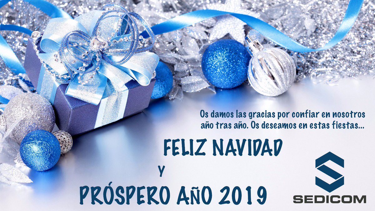 sedicom_es's tweet photo. 🎄Qué nunca te falte un sueño por el que luchar, un proyecto que realizar, algo nuevo que aprender, una persona nueva a la que conocer, ¿y porqué no amar?
En 2019, queremos formar parte de tus nuevos sueños, proyectos y metas.
Les deseamos Feliz Navidad y Próspero Año 2019 🎆🎇🎉 https://t.co/Dd7XcZ0e1p