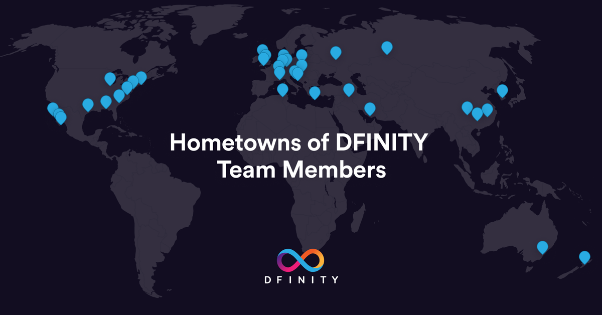dfinity's tweet photo. 4/ ...and, the DFINITY team comes from around the world! #DFINITY2018 https://t.co/wdQRnhqYNb
