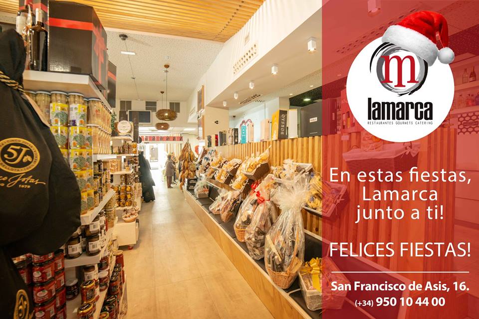 Gr_Lamarca's tweet photo. Para esta Navidad, Lamarca es más Lamarca que nunca y por eso estamos junto a ti y tus más queridos. Hoy te atendemos hasta las 19hs, para darte lo mejor. San Francisco de Asís 16 ☎️ 950 10 44 00 #navidad2018 #fiestasnavidad #lamarca #GrupoLamarca #añonuevo #Almería #Almeria2019 https://t.co/Ewbtngc43I