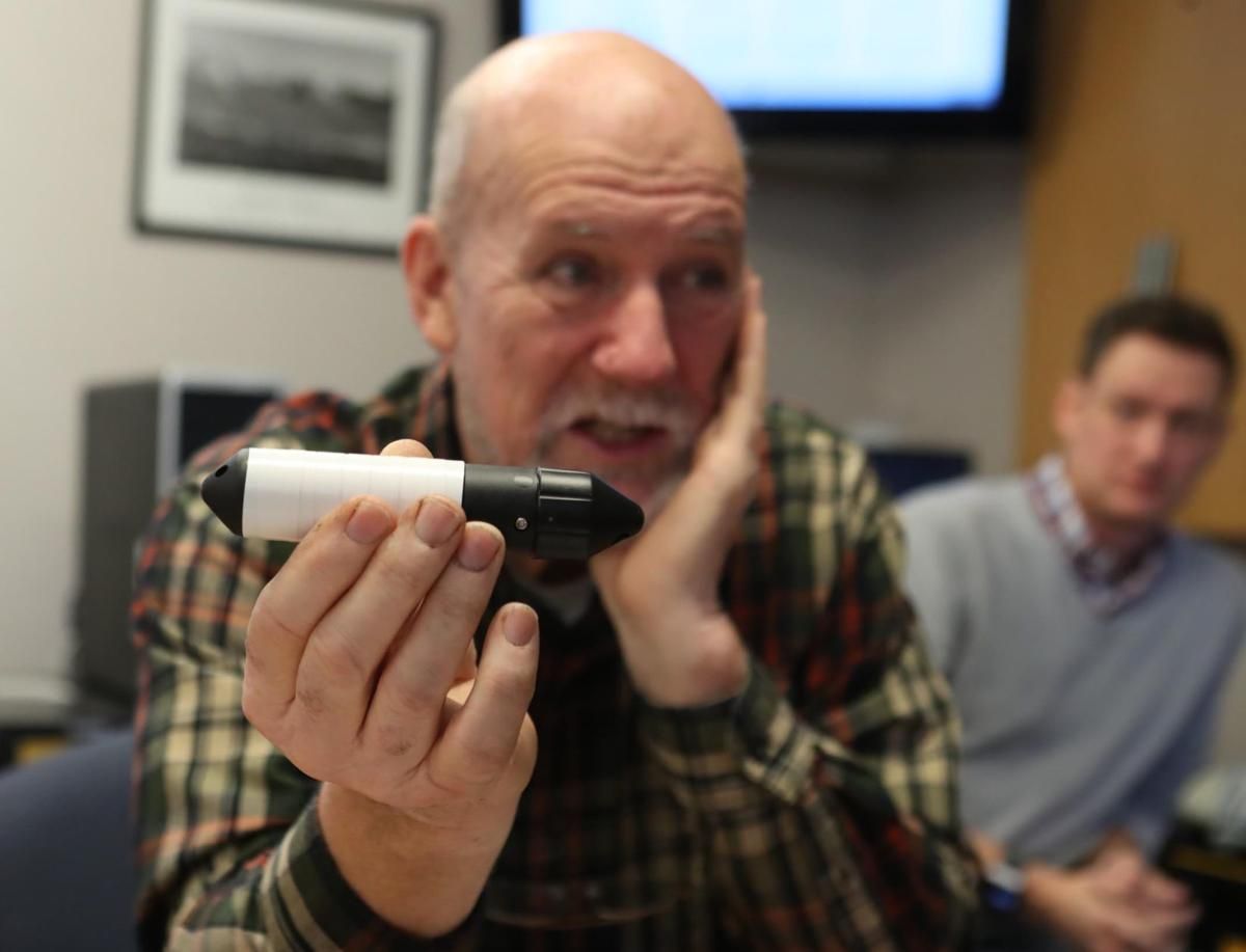 ThePressofAC's tweet photo. . @Stockton_edu researchers are using sensors to pinpoint exactly where flooding occurs most frequently, how long and how severely street by street. https://t.co/aZKTTNGF0c https://t.co/mIiAdqpddd