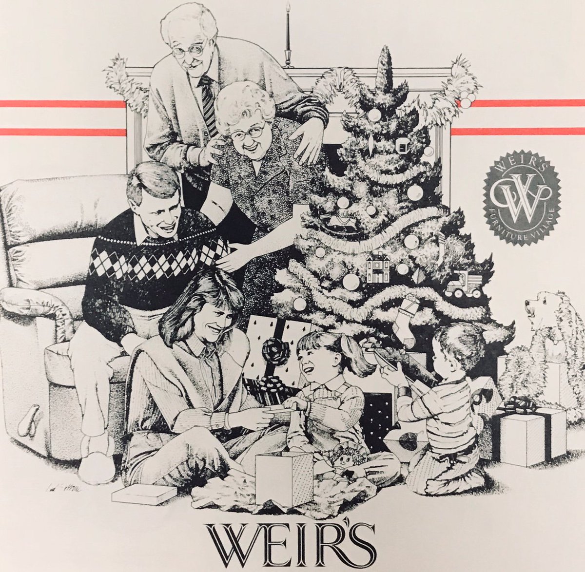 Weir S Furniture V Twitter How Cool Is This Old Weir S Christmas