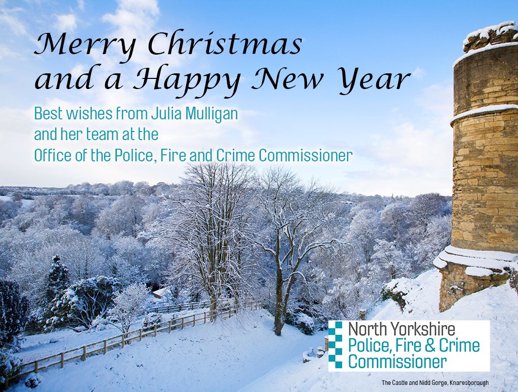 northyorkspfcc's tweet image. #DogHour followers in North Yorkshire: Christmas wishes from Julia Mulligan and her staff at the Office of the North Yorkshire Police, Fire and Crime Commissioner. Thank you for your support this year