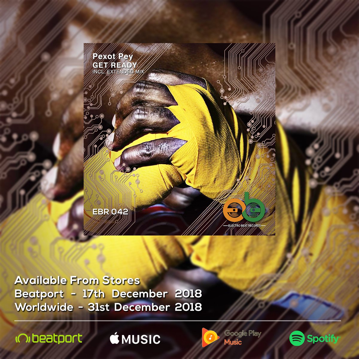 ElectroBeatRec's tweet photo. @PexotPey - Get Ready is exclusively OUT NOW on @beatport
sc: https://t.co/kMUj4UjsCt
BP: https://t.co/FFjc2irLkY
#EDM #EDMFamily #EDMFamilyIran #ElectroBeatRecords #ElectroBeatRadioShow #house #electrohouse #bigroom #Bigroomhouse #electro #miamisampler2018 #electrobeatfamily https://t.co/1pXhVc6fej