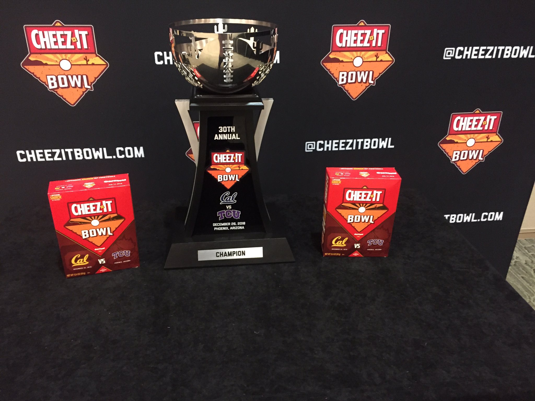 Drew Davison on Twitter "CheezIt Bowl trophy.…