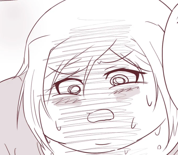 漫画形式だとこれぐらい崩した顔も描けるから楽しい 