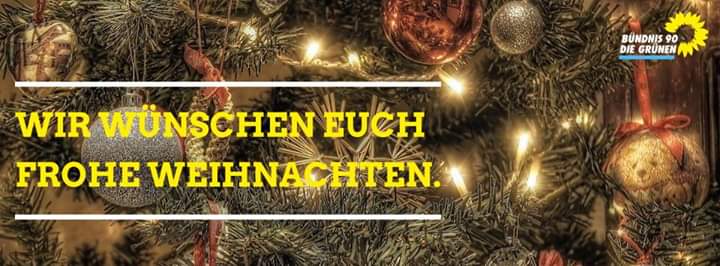 Wir wünschen euch frohe Weihnachten.