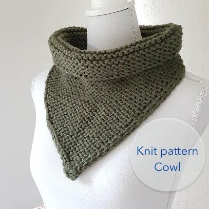 Pattern knitted cowl // Knitted Cowl // #patternknitcowl #knittedcowl #knitpattern #cowl #knittingpattern etsy.me/2T7cTrV