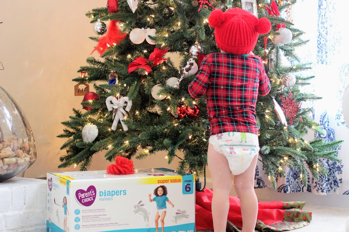 parents choice christmas diapers 2018