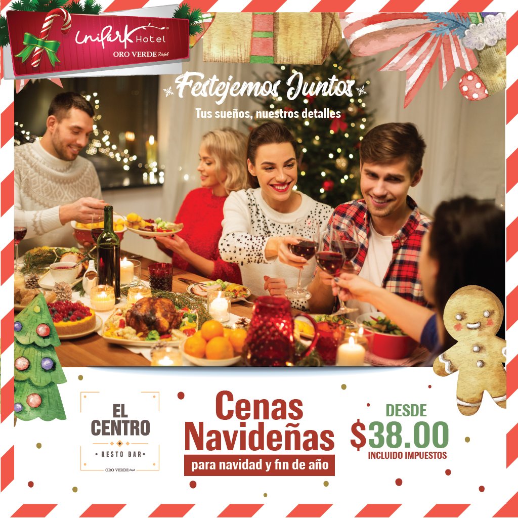 🎁 🎅 🦌 ¡Nuestro ingrediente secreto para esta navidad es el amor! 🎁 🎅 🦌 Ven y disfruta de un hermoso momento con nuestros detalles  <3 #Navidad #Guayaquil #Unipark #ElCentro #Unicafé #Gastronomy